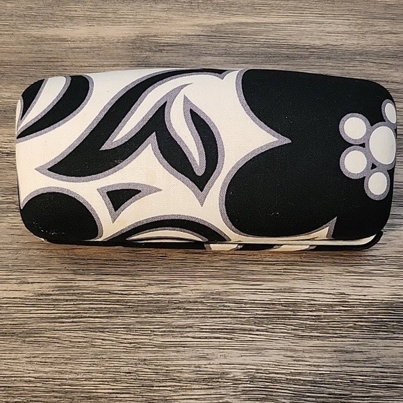 Vera Bradley Vintage Night & Day Black White Glass Frames with Glass Hard Case main image 8
